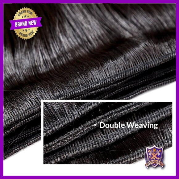 Brazilian Virgin Human Hair Extensions 16 18 20 Inch Body Wave Bundles main image 6